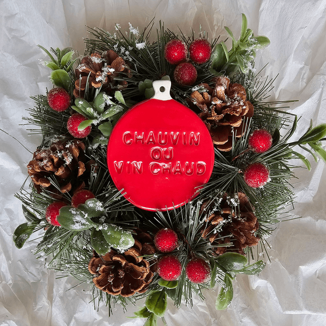 Boule de Noël CHAUVIN OU VIN CHAUD